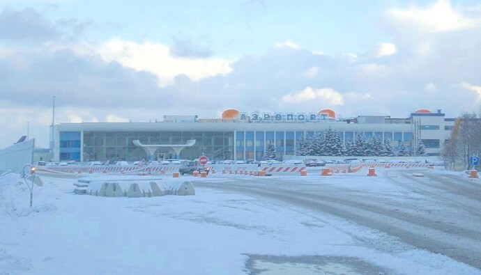Аэропорт в Калининграде. Фото railway-archive.studio-petukh.ru