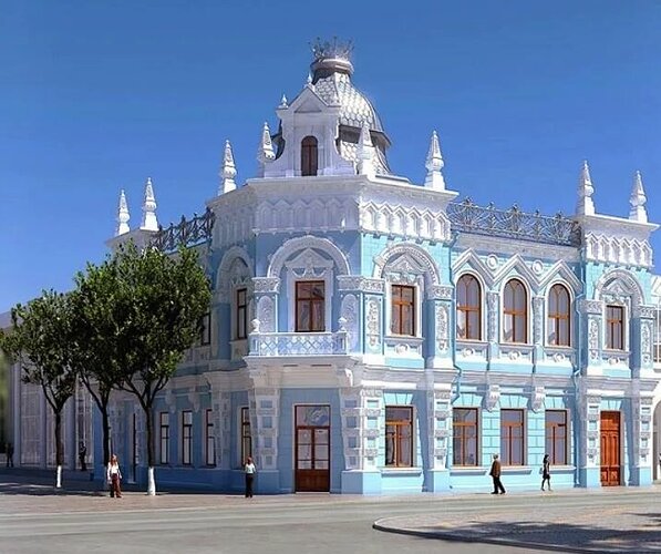 Художественный музей, располагающийся в особняке Шарданова, Краснодар|715pxx598px