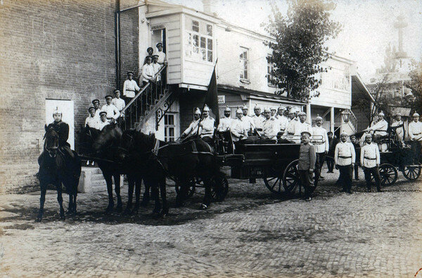 1910 год, пожарная команда сайт www.myekaterndodar|600pxx396px